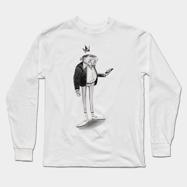 Comedian from the past Long Sleeve T-Shirt by Ninjanese_art
